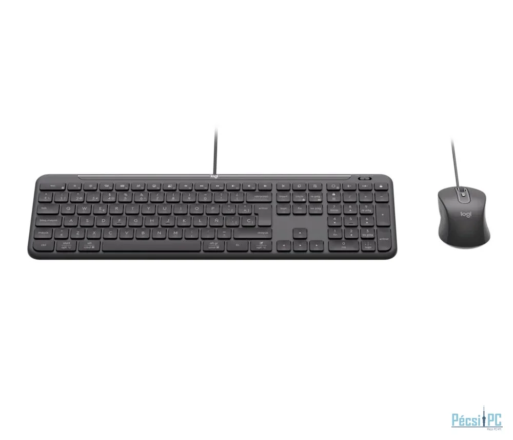 Logitech Signature Slim Wired K620 for Business Keyboard Combo Graphite US