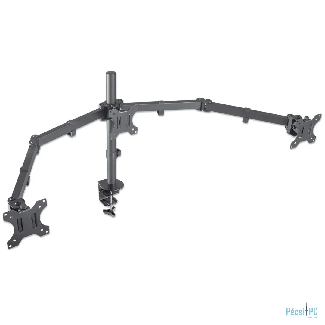 Manhattan LCD Monitor Mount with Center Mount and Double-Link Swing Arms