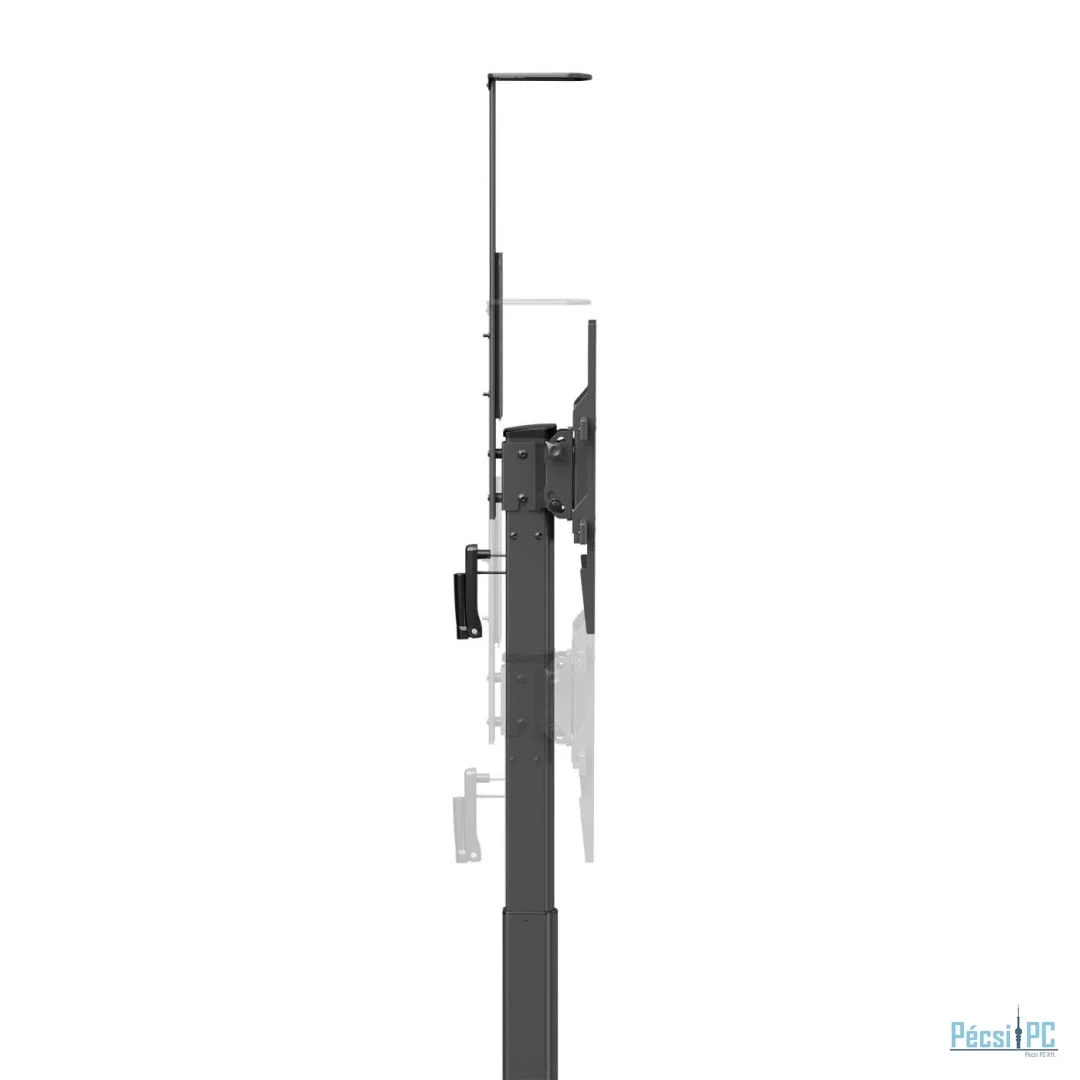 Manhattan Multimedia TV Cart with Tool-Free Height Adjustment 37