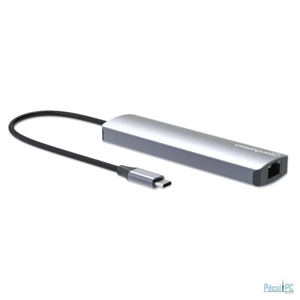 Manhattan USB-C PD 7-in-1 4K Docking Station / Multiport Hub