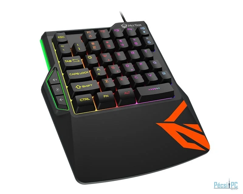 Meetion KB015 Left One-Handed Gaming Keyboard Black