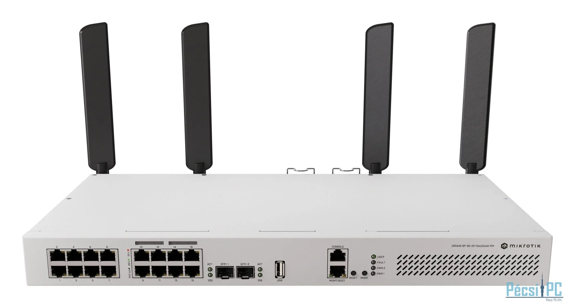 Mikrotik CRS418-8P-8G-2S+5axQ2axQ-RM