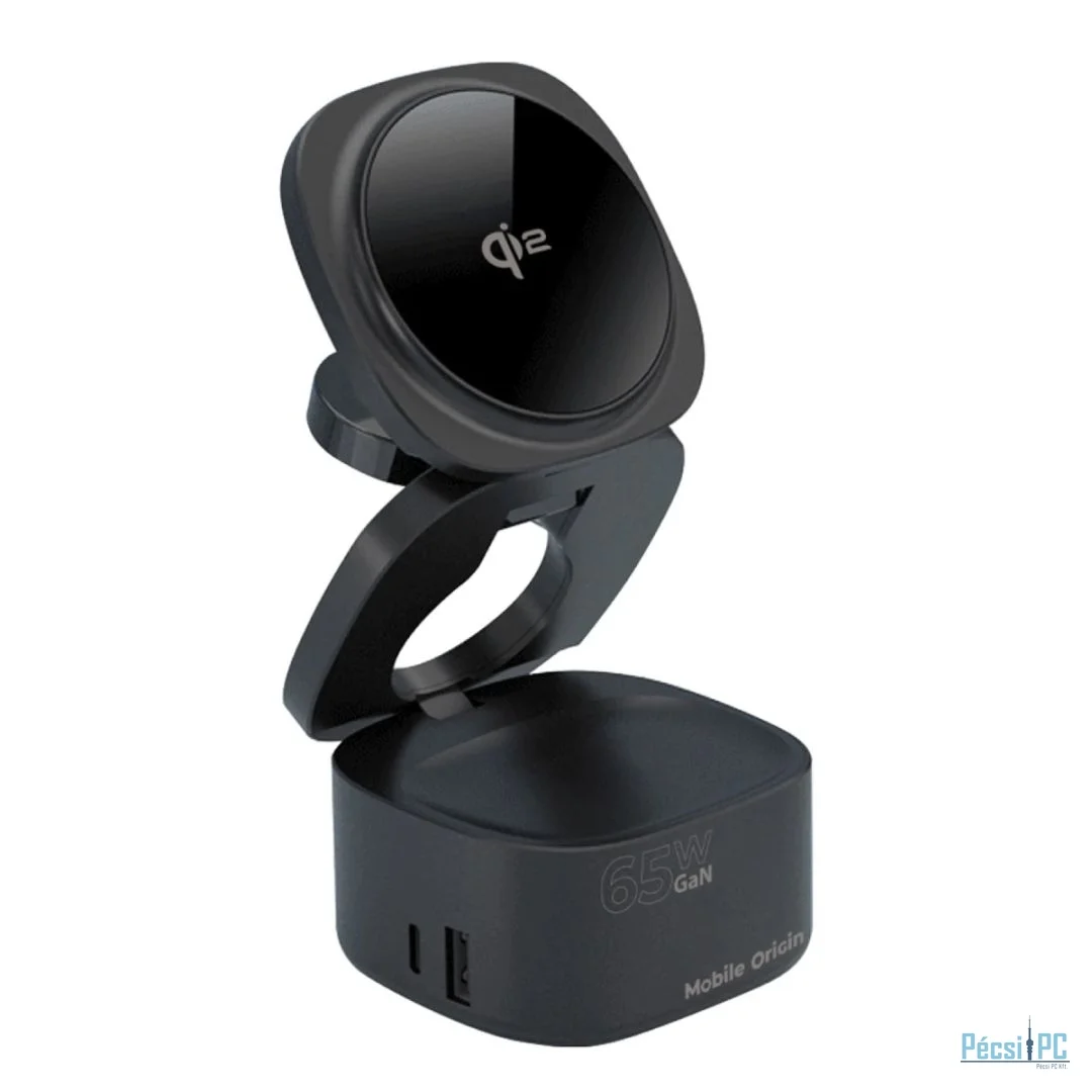 Mobile Origin 65W GaN 5in1 Foldable Qi2 Charger PW1