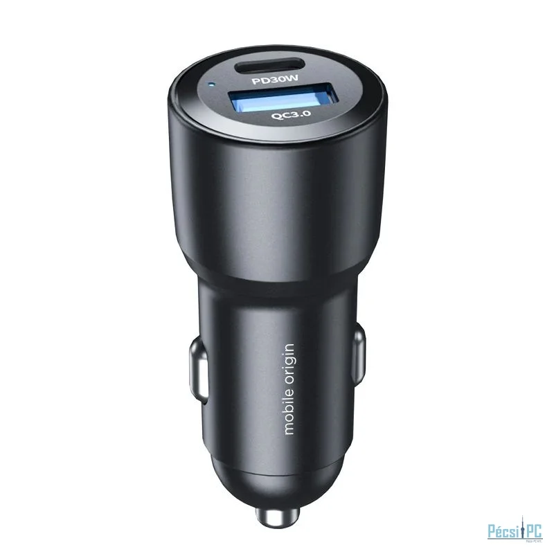 Mobile Origin Car Charger 60W USB-C and USB-A