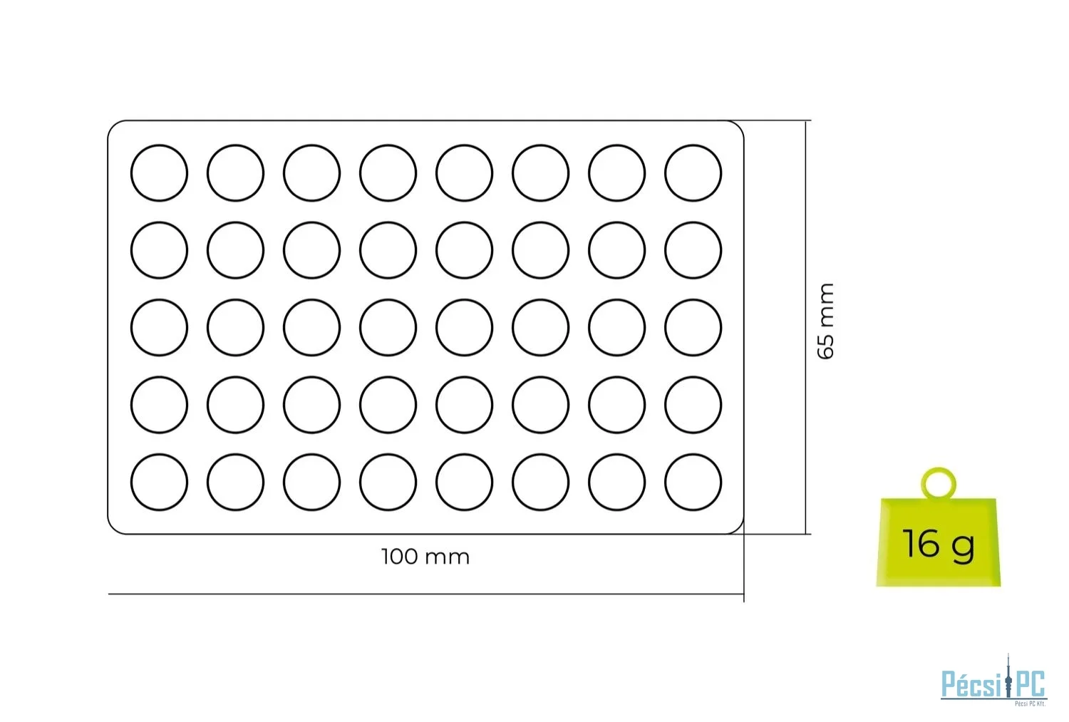 Mobile Origin Sticker Phone Mount O1 Baby Blue