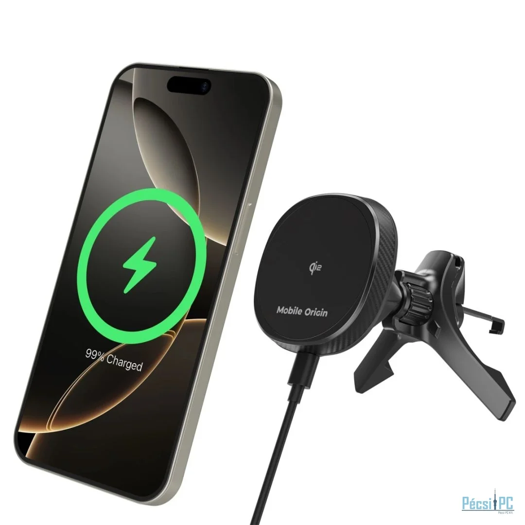 Mobile Origin Wireless Car Vent Qi2 Charger CA15