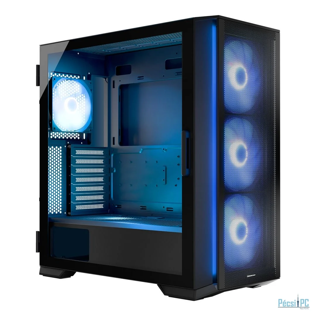 Modecom Horizon ARGB Flow Tempered Glass Black