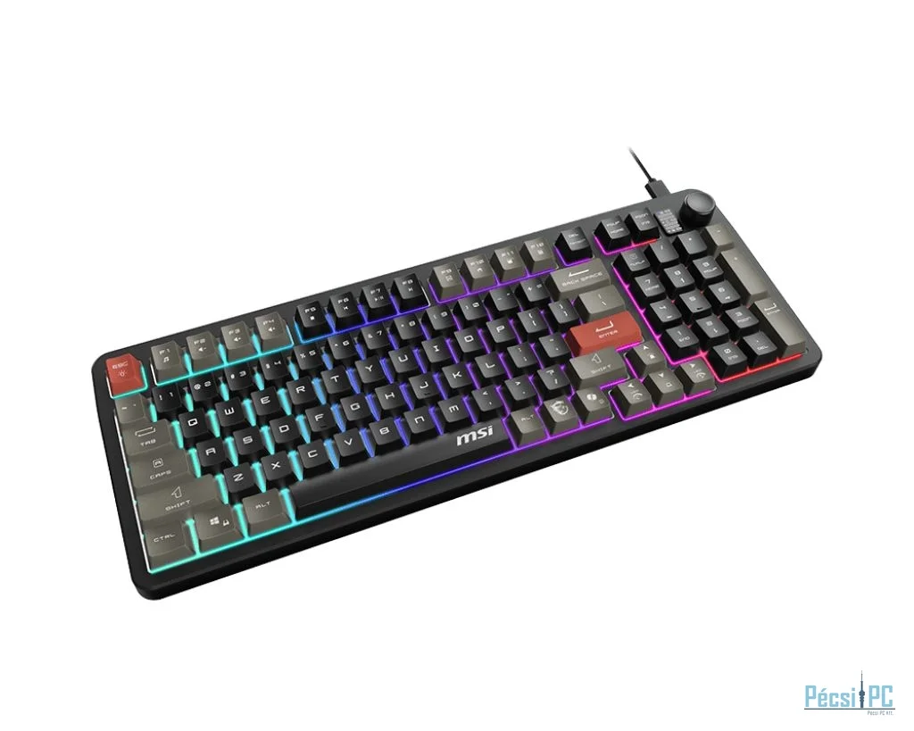 Msi FORGE GK110 Gaming Keyboard Black HU