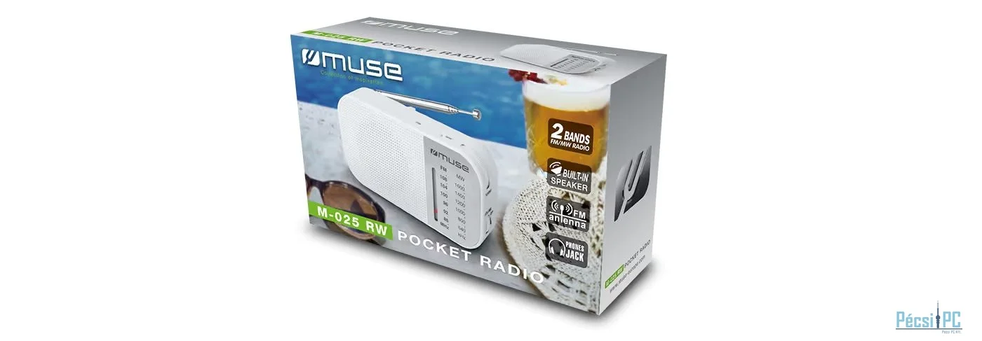 Muse M-025RW Radio White