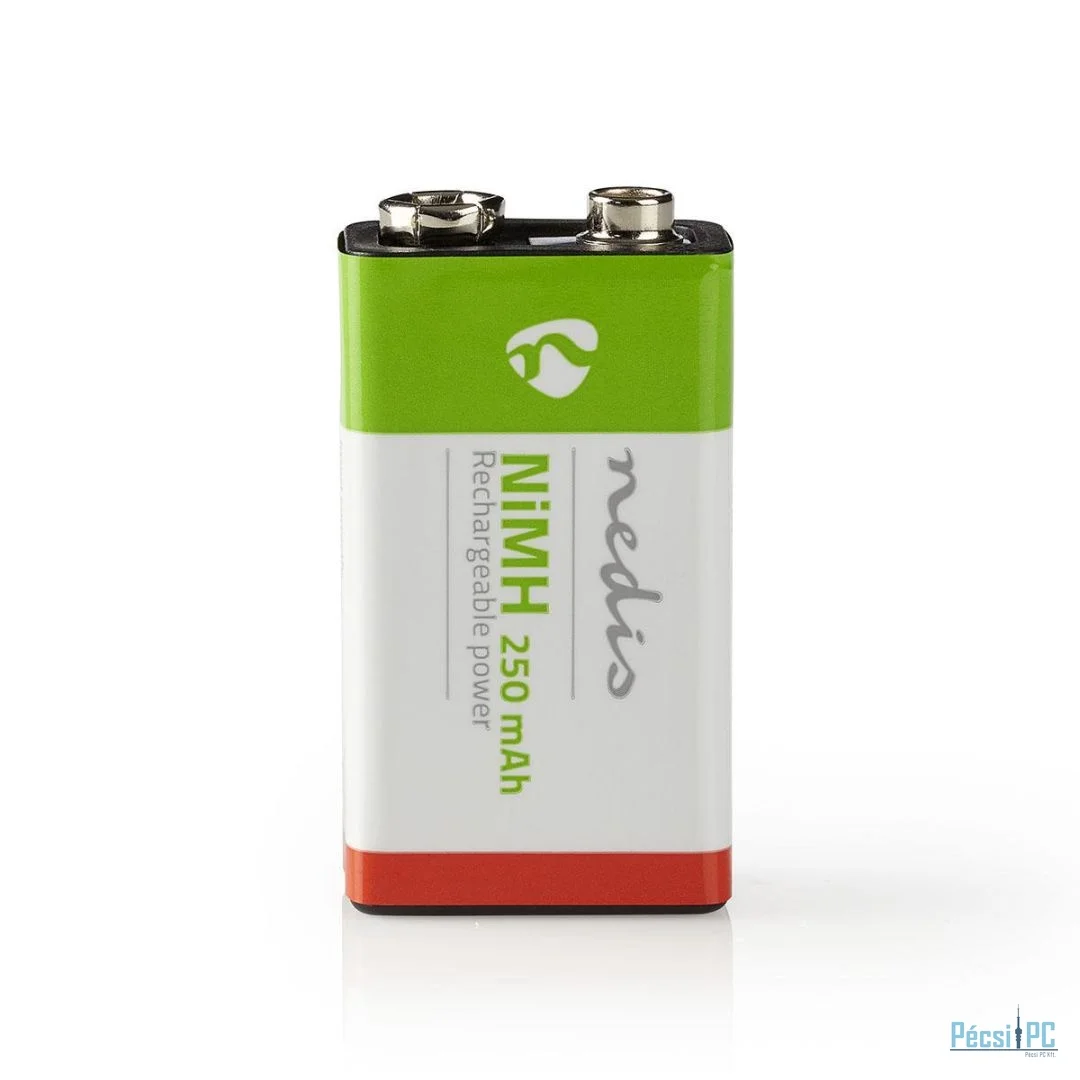 Nedis 250mAh 6LR61 Ni-MH akkumulátor 1db/csomag