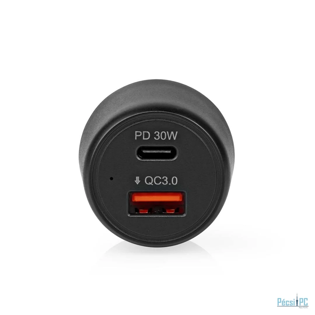Nedis Car Charger Black