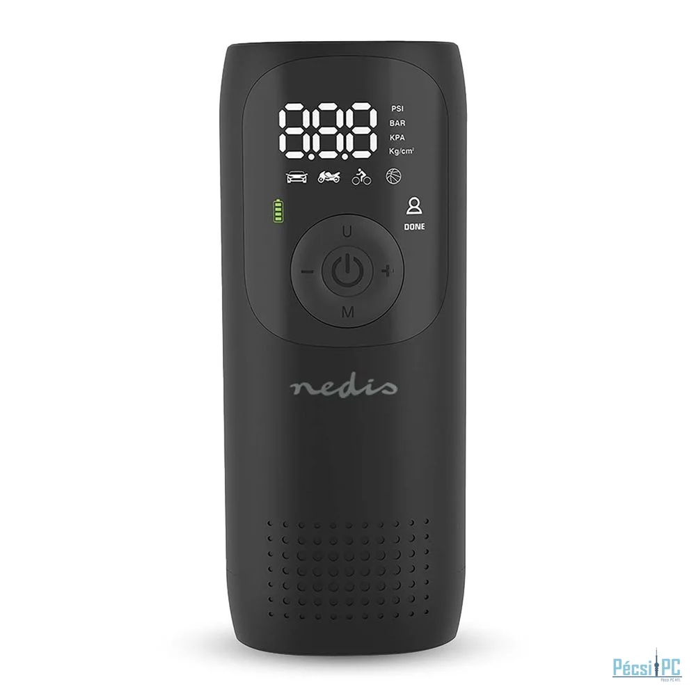 Nedis PAAC10BK Rechargeable Air Compressor