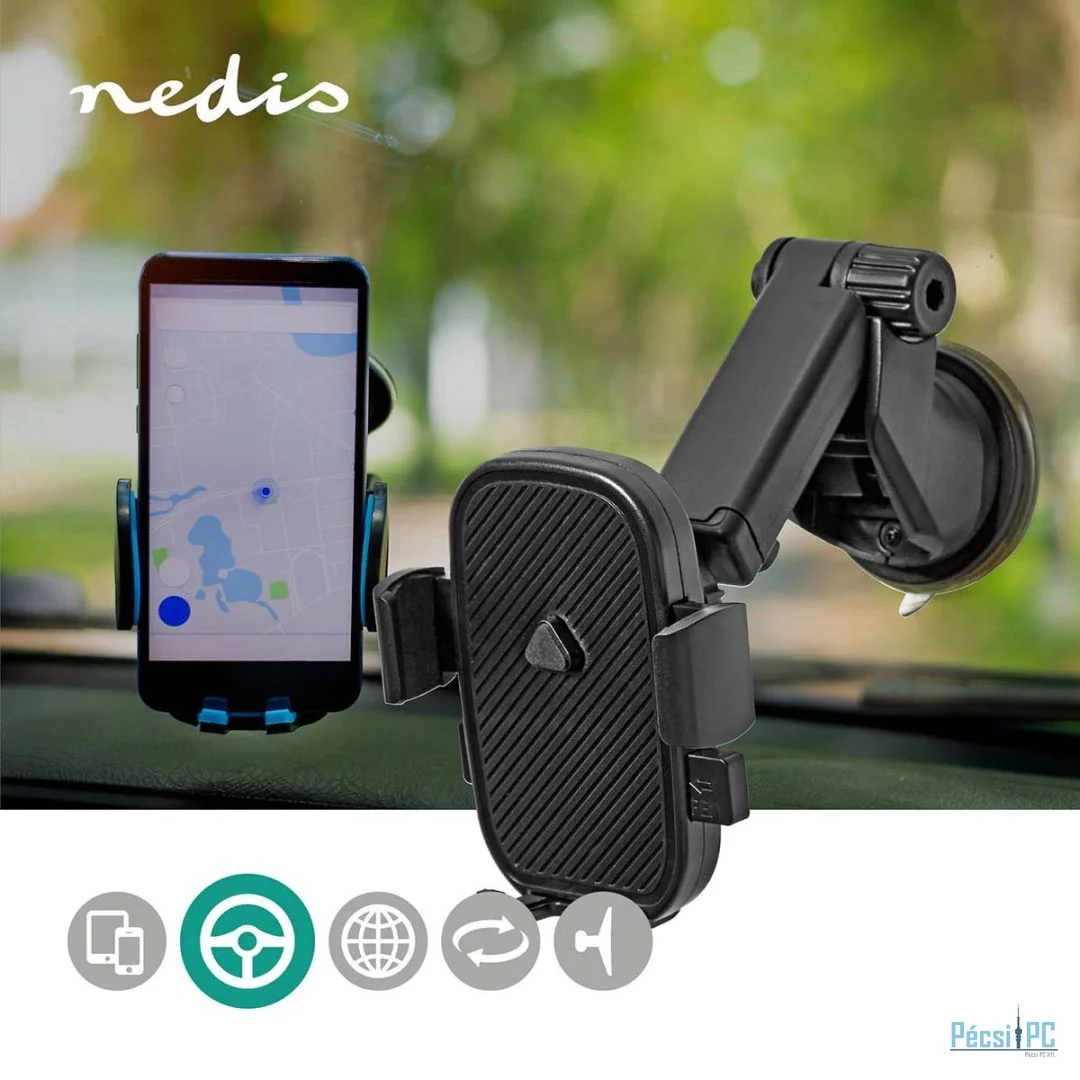Nedis SCMT110BK Smartphone Car Mount Black