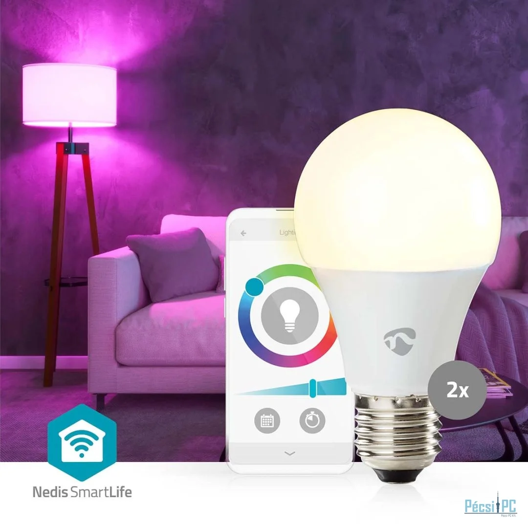 Nedis SmartLife Full Colour LED Bulb 2pcs