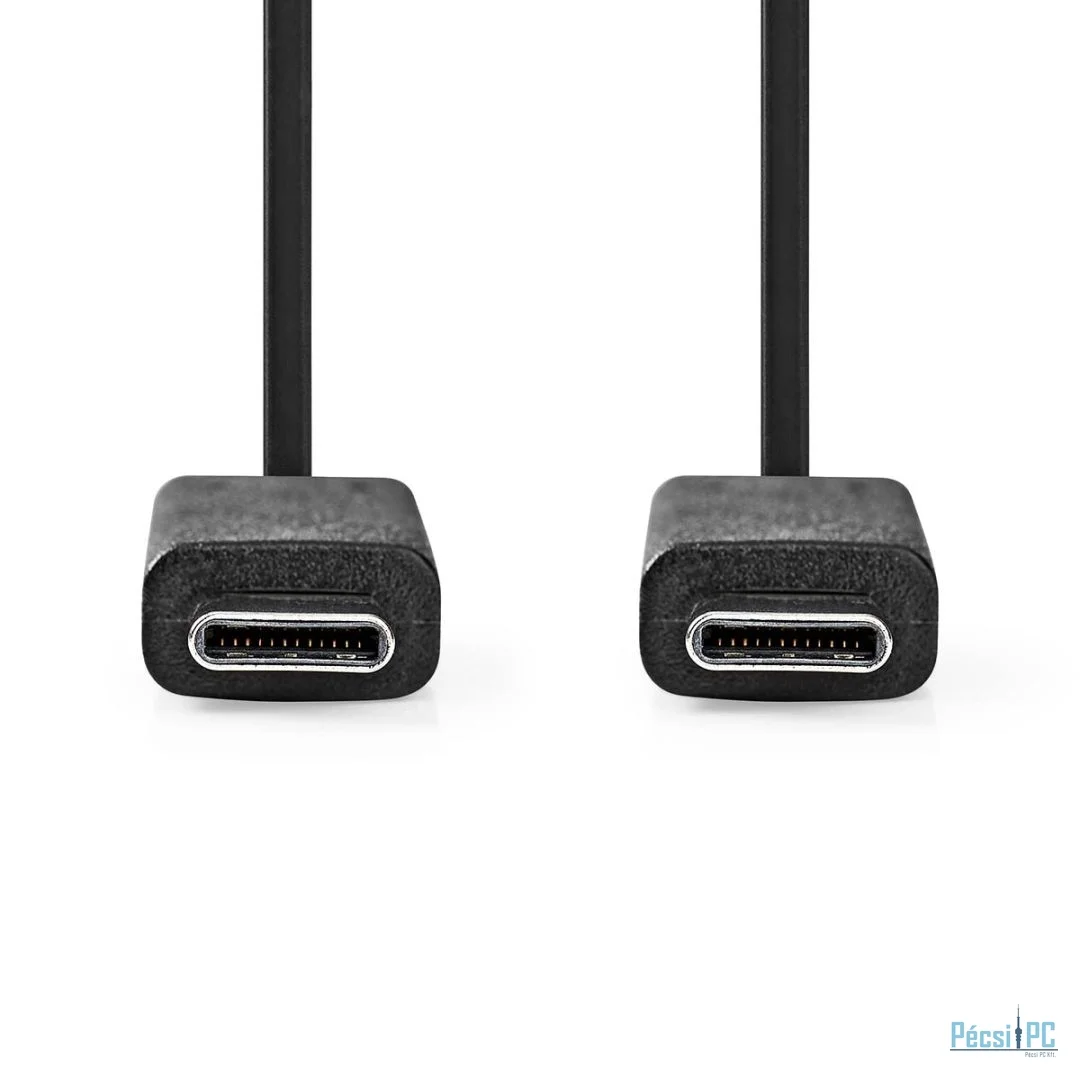 Nedis USB-C Male to USB-C Male USB 3.2 Gen 2 cable 1m Black