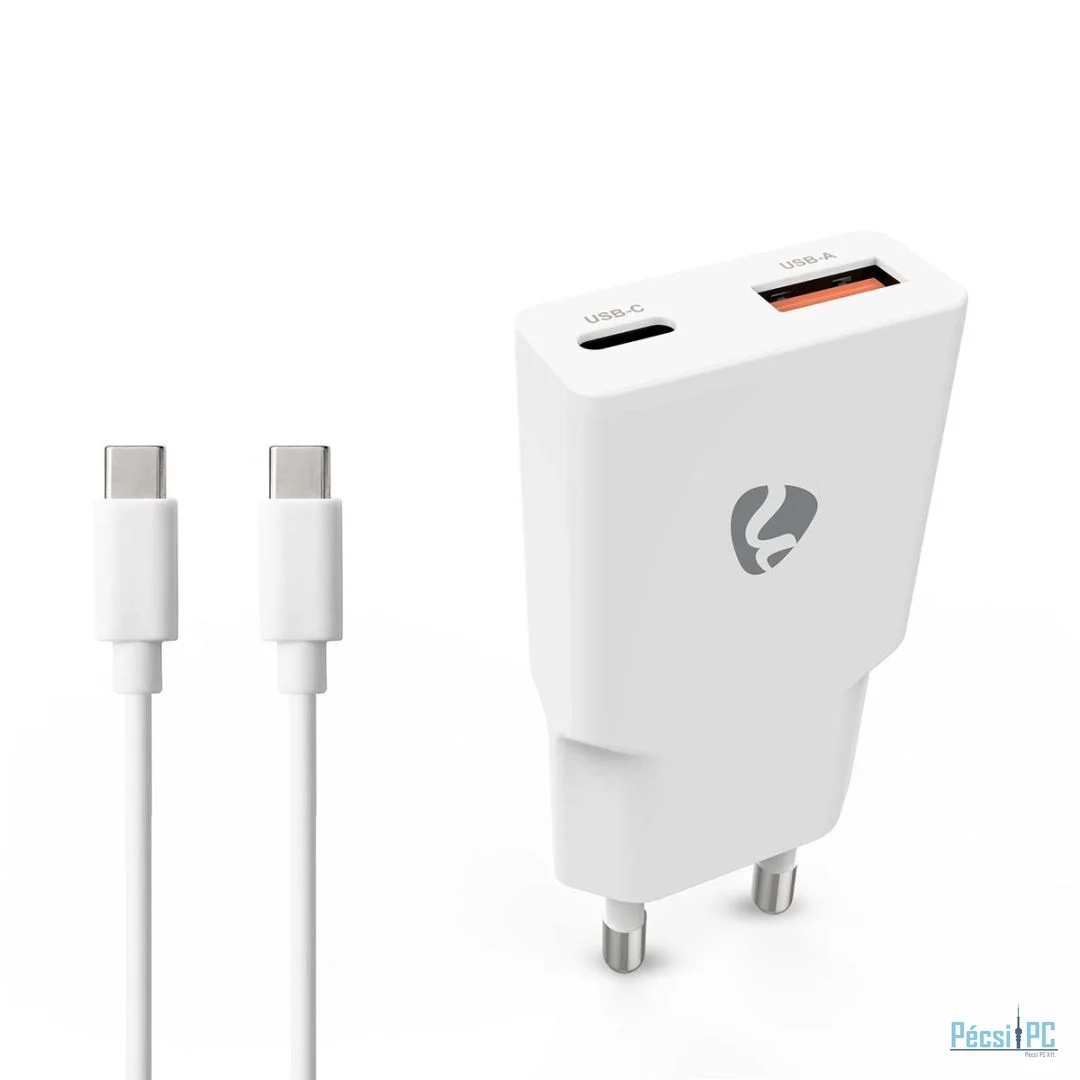 Nedis Wall Charger 30W PD 3.0 with 1,5m USB-C cable White