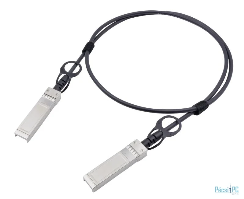 Nestron DAC patch kábel; SFP+; 10 Gbps; réz; 30AWG; 1 m