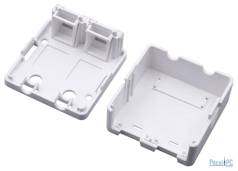 Nestron Keystone fali aljzat, felületre szerelhető; 2 portos; árnyékolatlan; 90°/180° keystone kompatibilis