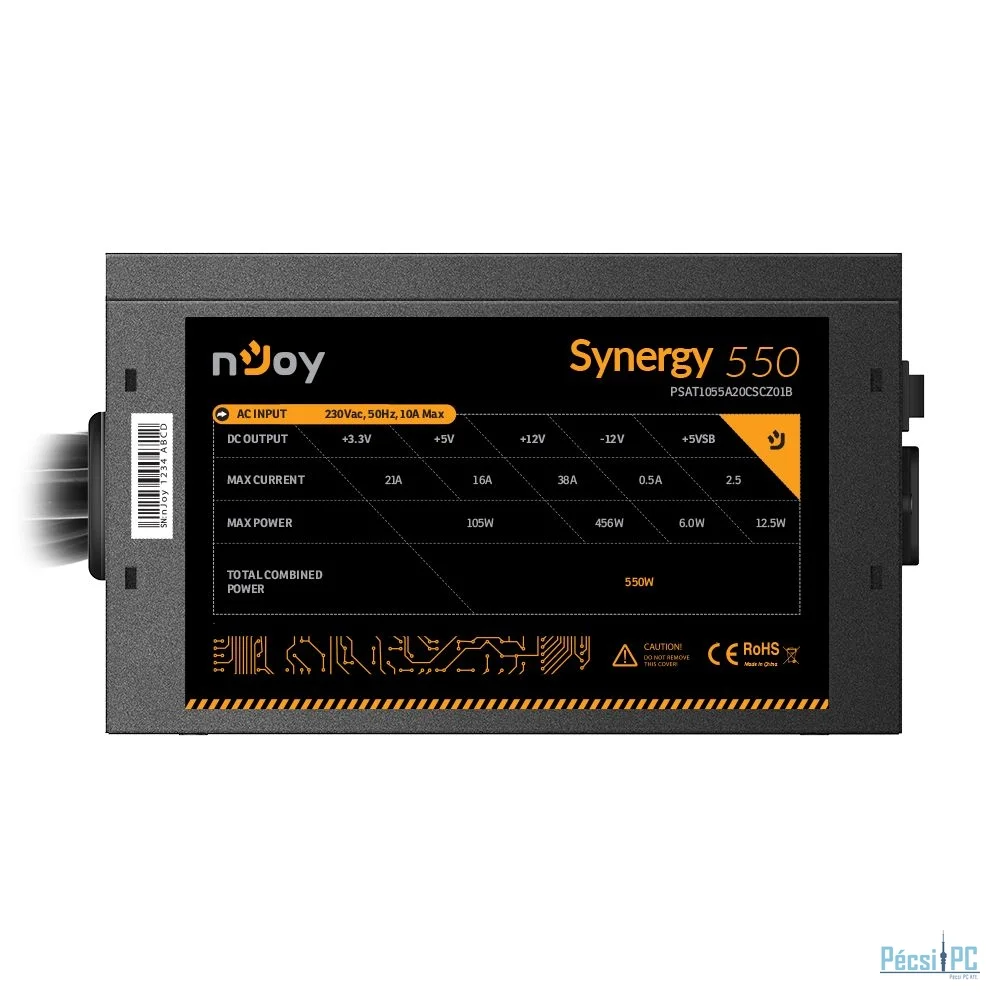 Njoy 550W 80+ White Synergy 550