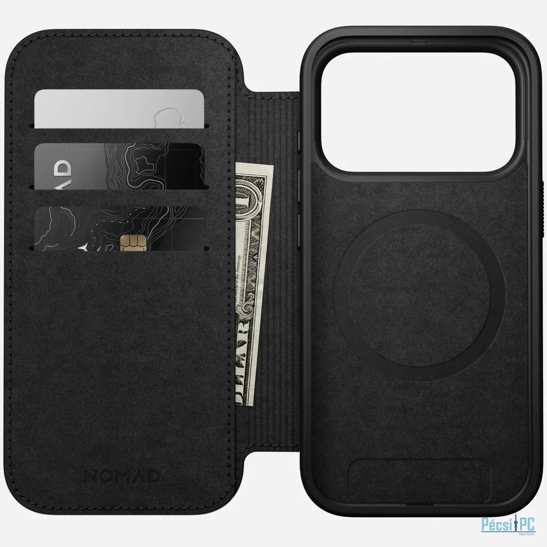 Nomad Modern Leather Folio for iPhone 17 Pro Brown