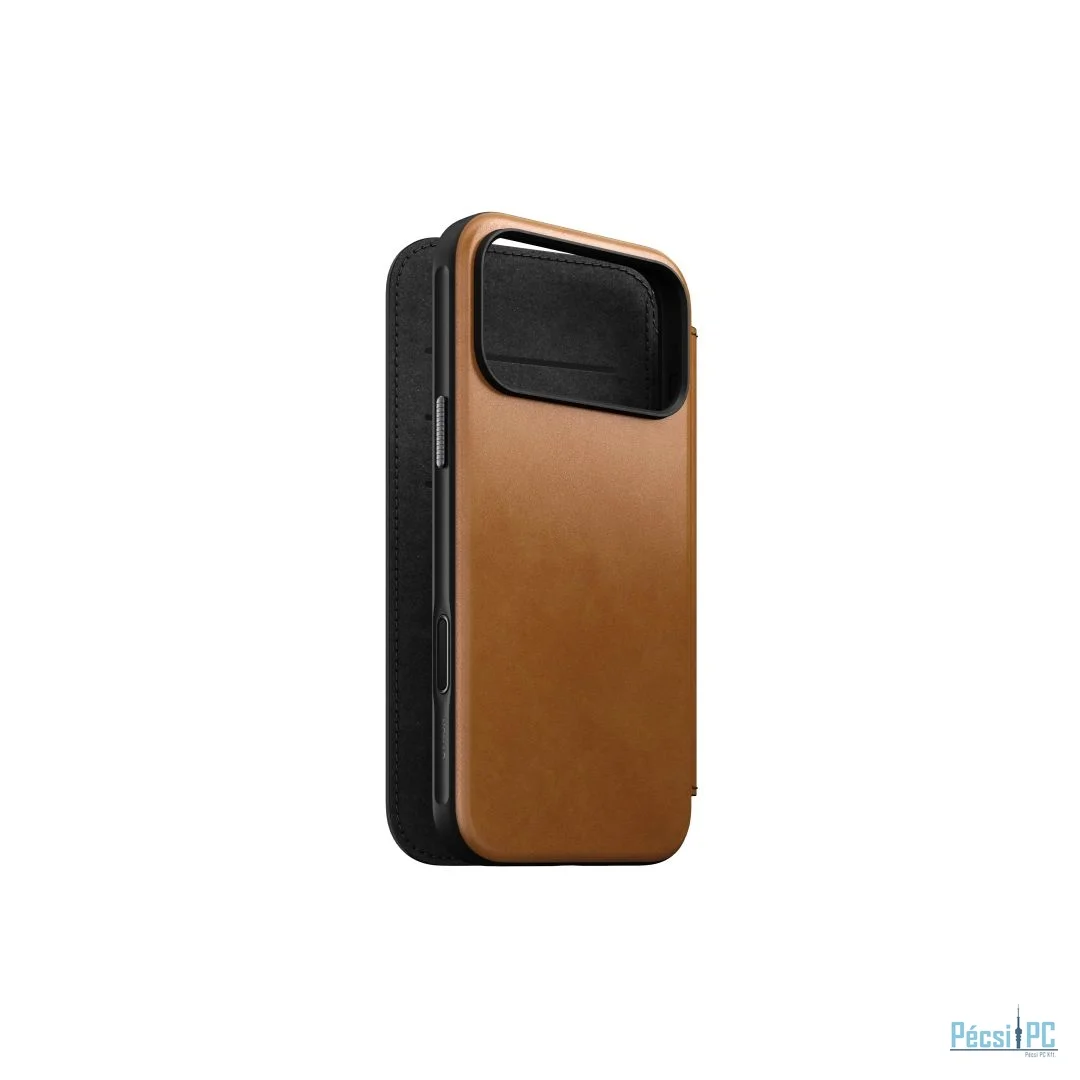 Nomad Modern Leather Folio for iPhone 17 Pro Max English Tan