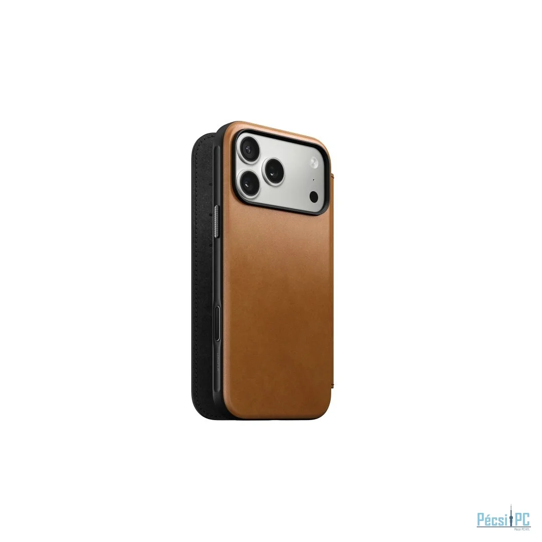 Nomad Modern Leather Folio for iPhone 17 Pro Max English Tan