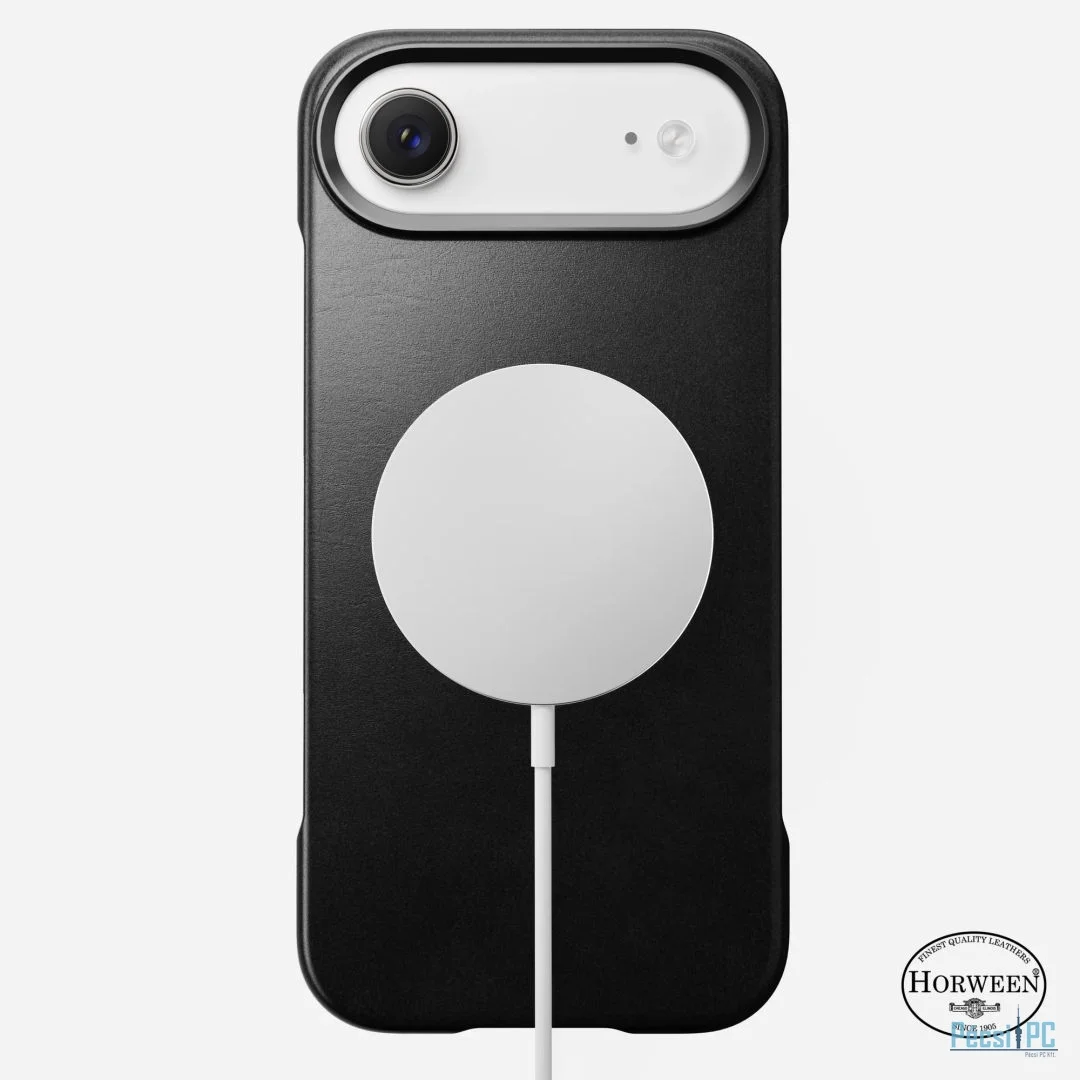 Nomad Traditional Leather (Horween) case for iPhone Air Black