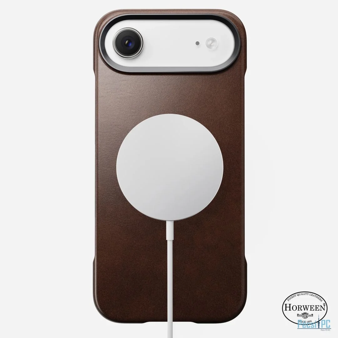Nomad Traditional Leather (Horween) case for iPhone Air Rustic Brown