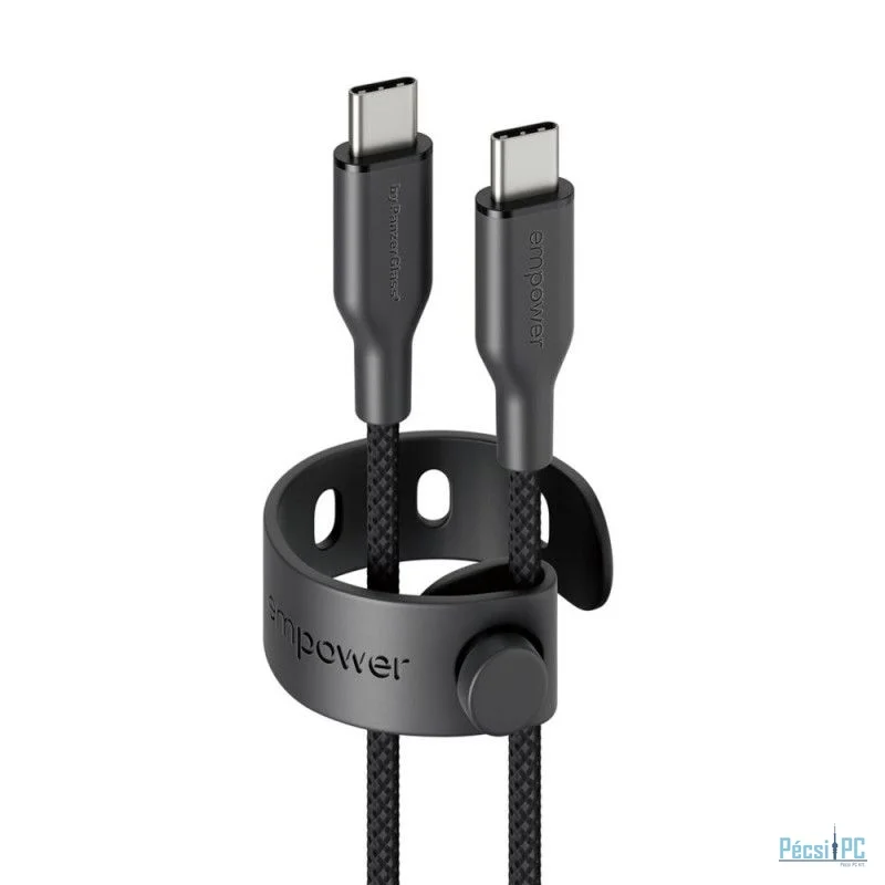 PanzerGlass 60W USB-C to USB-C USB 2.0 cable 2m Black