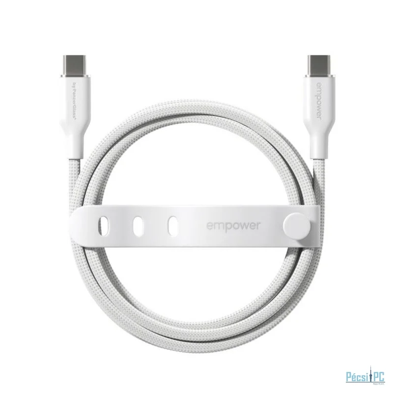 PanzerGlass 60W USB-C to USB-C USB 2.0 cable 2m White