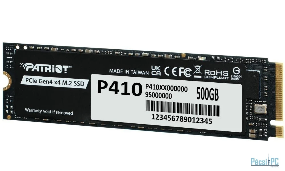 Patriot 500GB M.2 2280 NVMe P410 Black