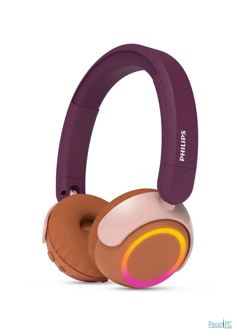 Philips TAK4200MP/00 Bluetooth Headset for Kids Magenta Purple