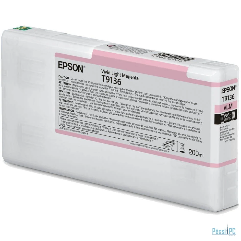 Pipetto T9136 Magenta tintapatron