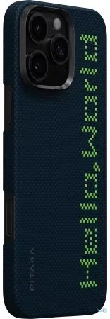 Pitaka Tactile Woven Case for iPhone 16 Pro Hello World
