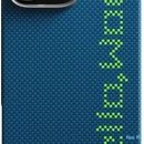 Pitaka Tactile Woven Case for iPhone 16 Pro Max Hello World