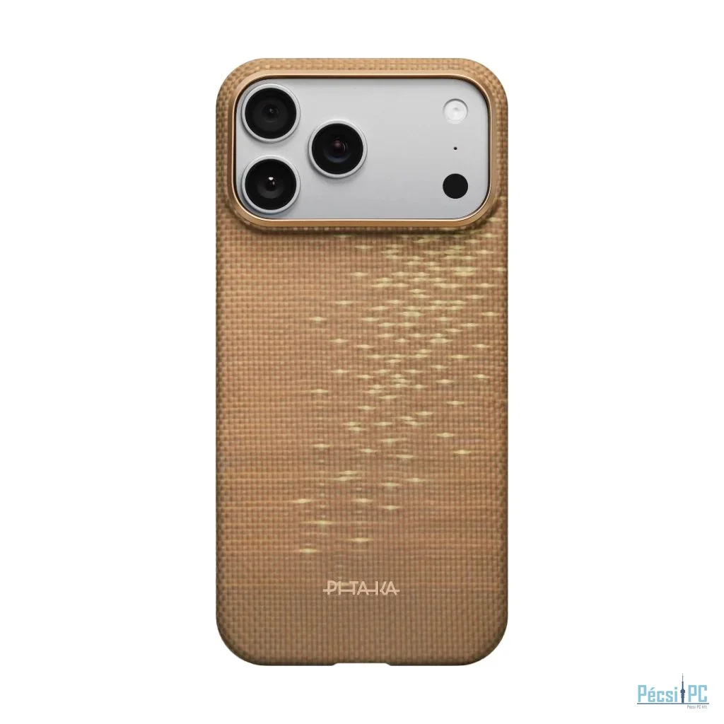 Pitaka Ultra-Slim Case for iPhone 17 Pro Golden Glint