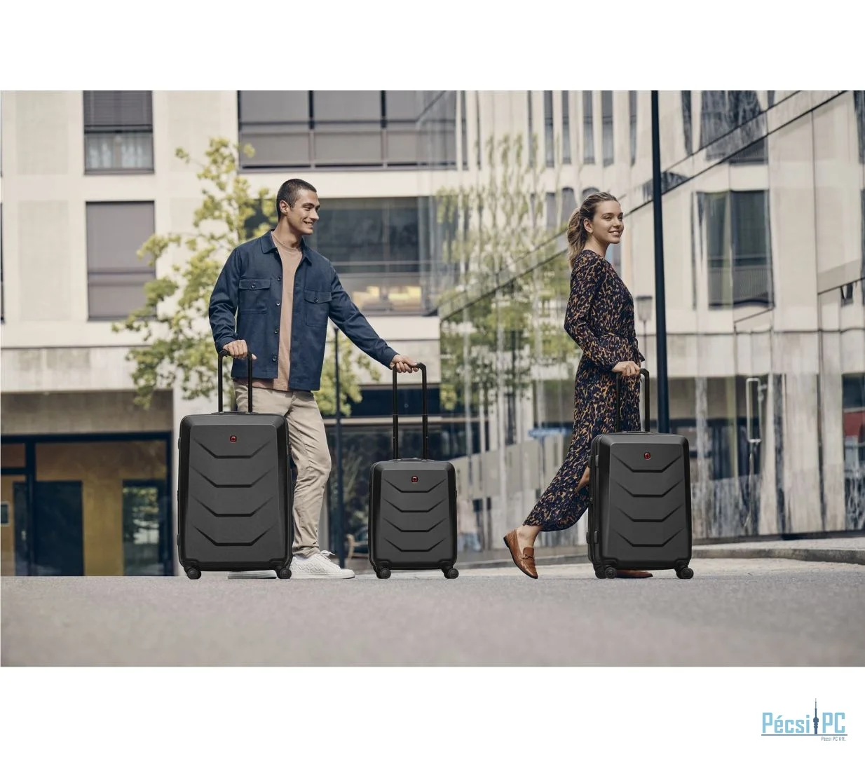 Platinet Wenger carry-on suitcase prymo 36L Black