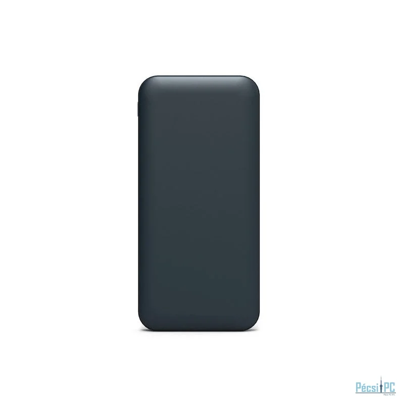 Port Designs 10000mAh Powerbank LCD Display USB-A QC / USB-C / Micro USB Black