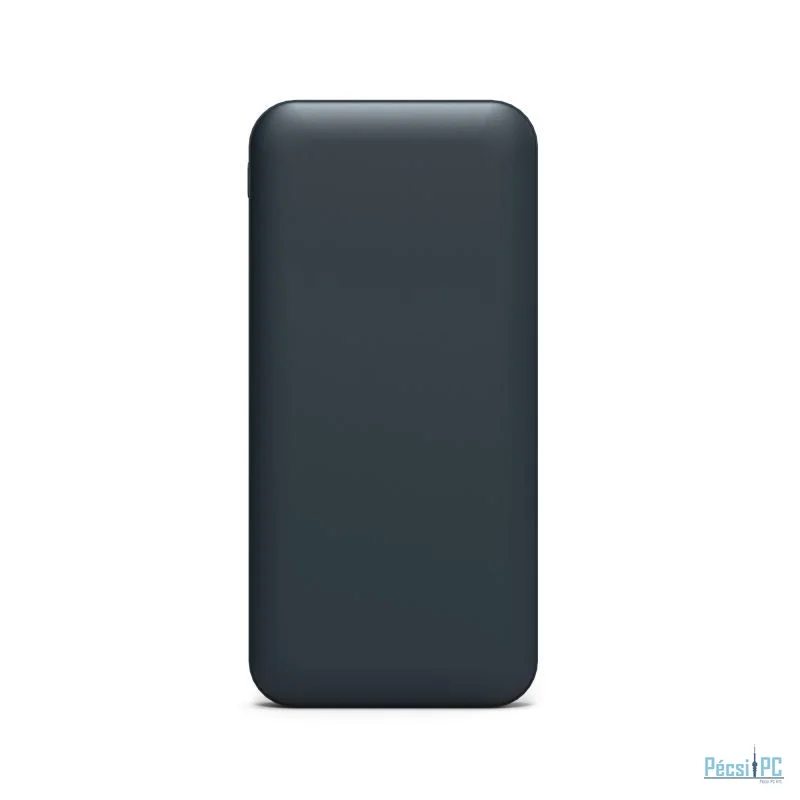 Port Designs 20000mAh Powerbank LCD Display USB-A QC / USB-C / Micro USB Black