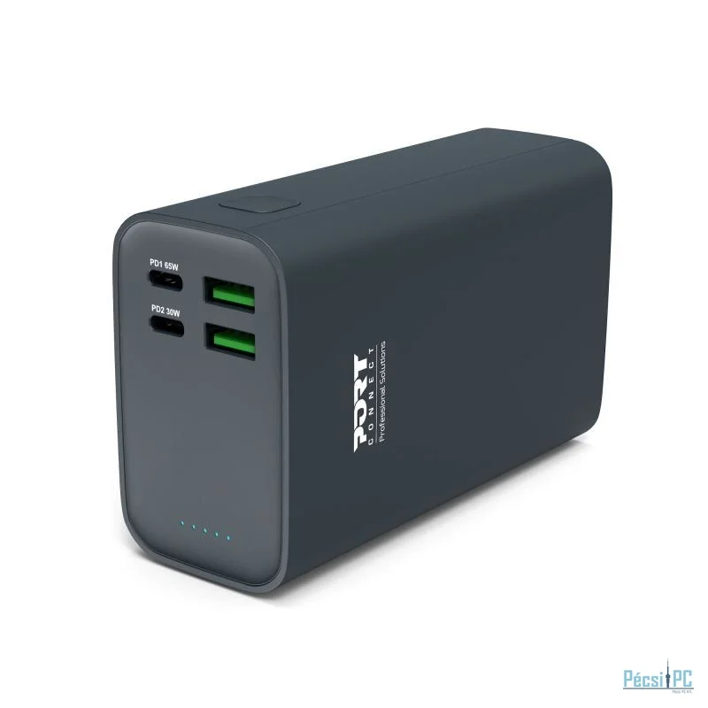 Port Designs 26800mAh 65W Powerbank Black