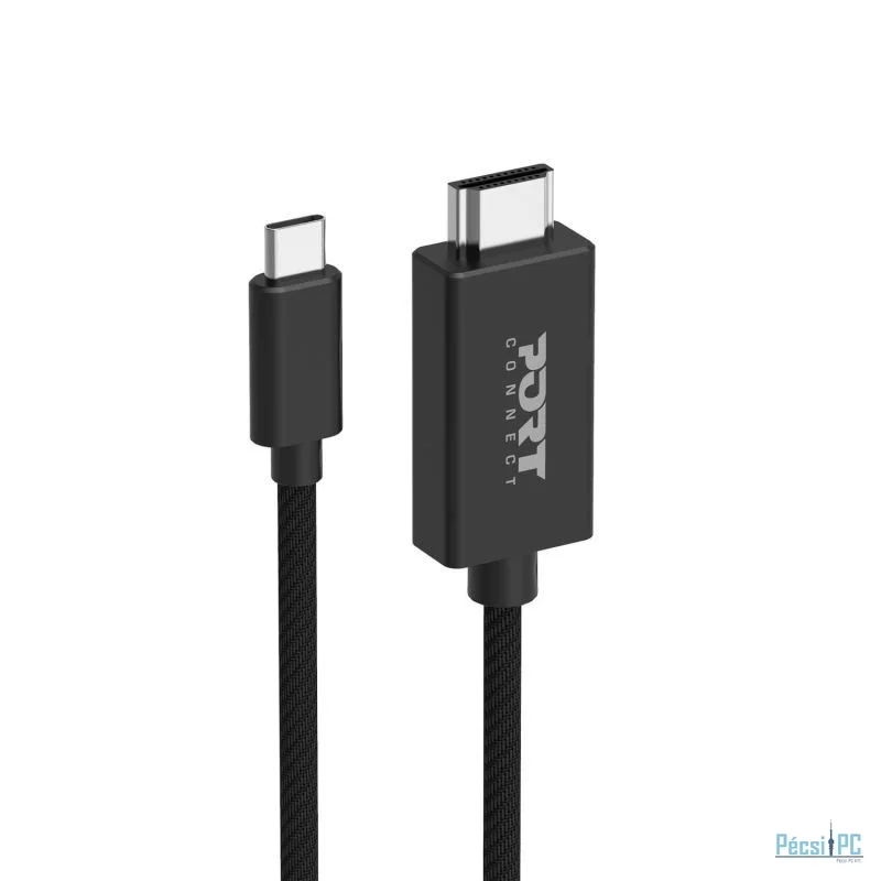 Port Designs 4-in-1 Starter Pack 65W GaN Charger + cables + converter Black