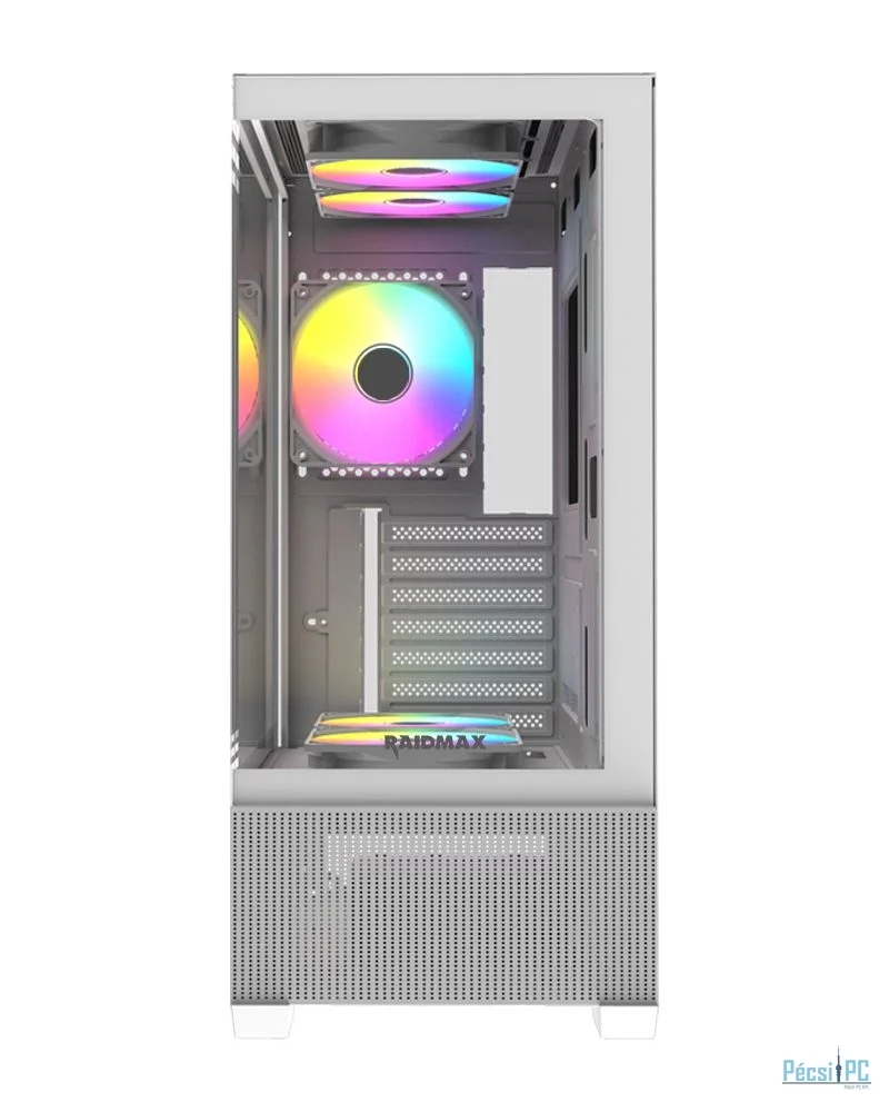 RaidMax i802 Tempered Glass White