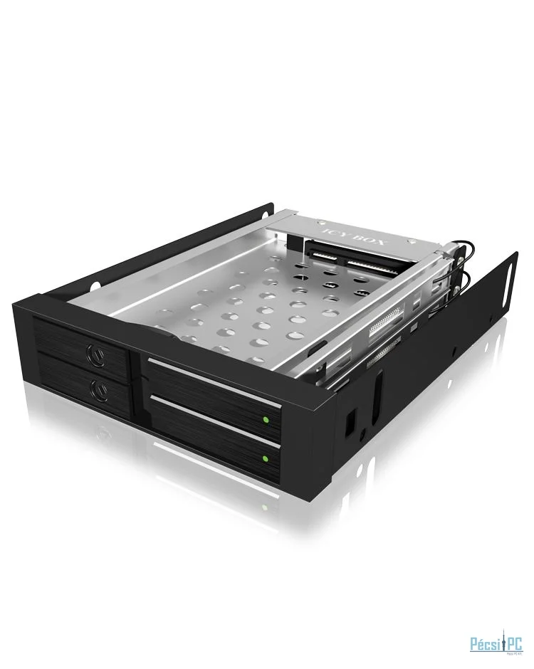 Raidsonic IB-2227STS Mobile rack for 2x HDD/SSD for 1x 3,5