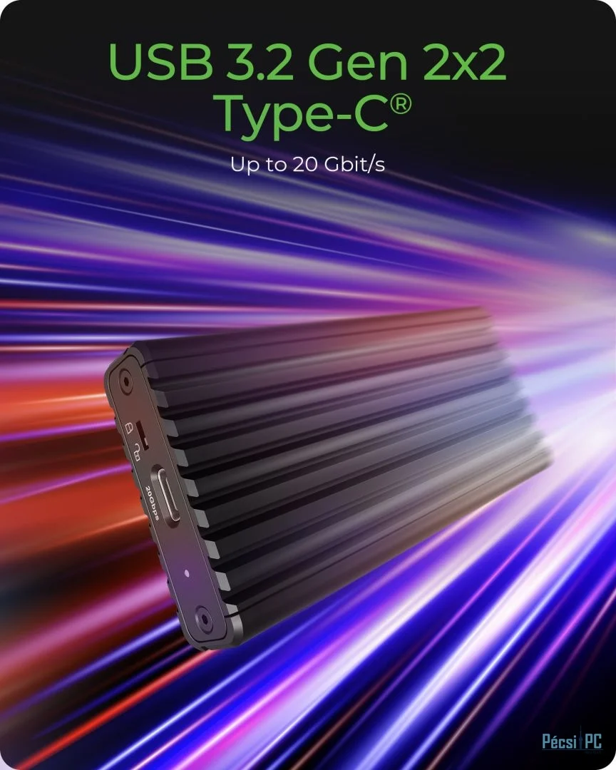 Raidsonic Icy Box IB-1917M-C32a M.2 NVMe SSD Enclosure via USB 3.2 Gen 2x2 Type-C