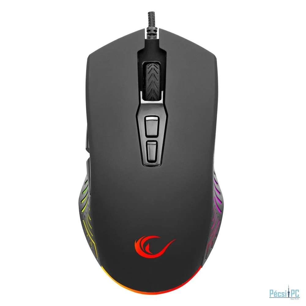 Rampage SMX-G68 SPEAR Gaming RGB Mouse Black