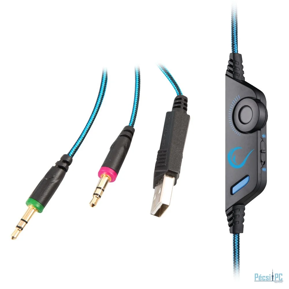 Rampage Rivia G20 Gaming headset Black/Blue