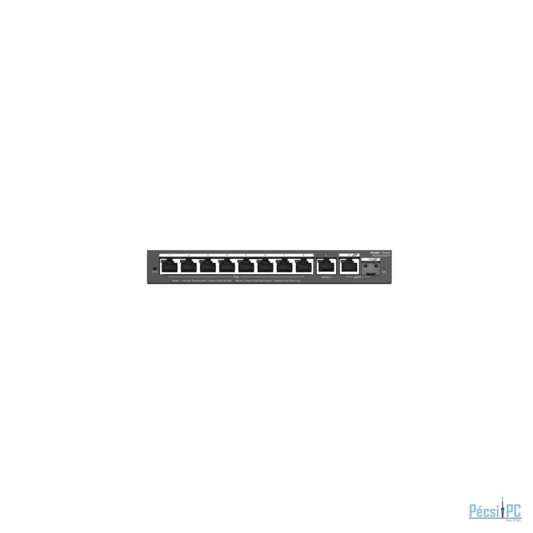 Reyee RG-ES210GS-P 10-Port Gigabit Smart Cloud Managed PoE Switch