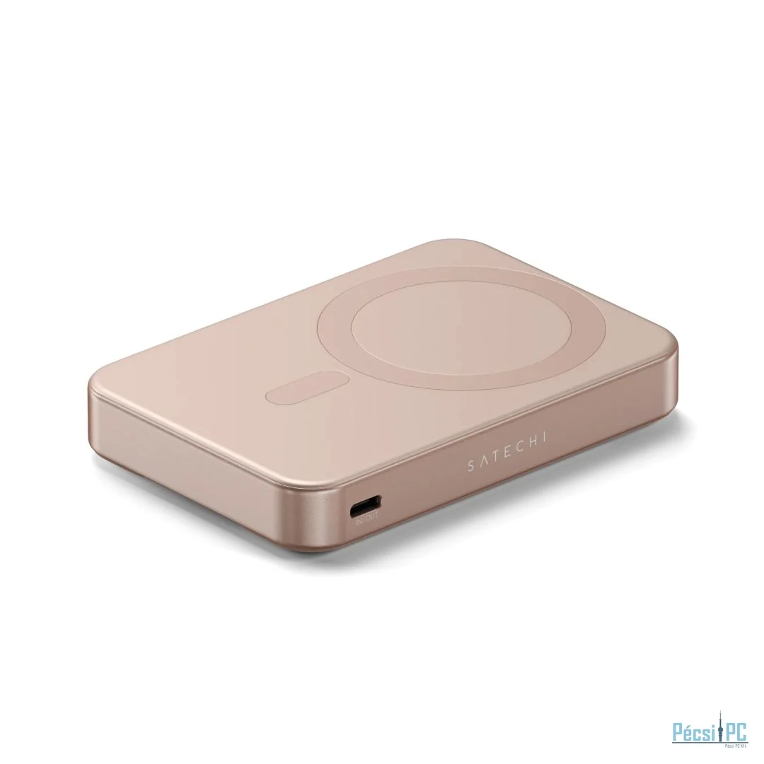 Satechi Qi2 10K Magnetic 10000mAh PowerBank with Stand Desert Rose