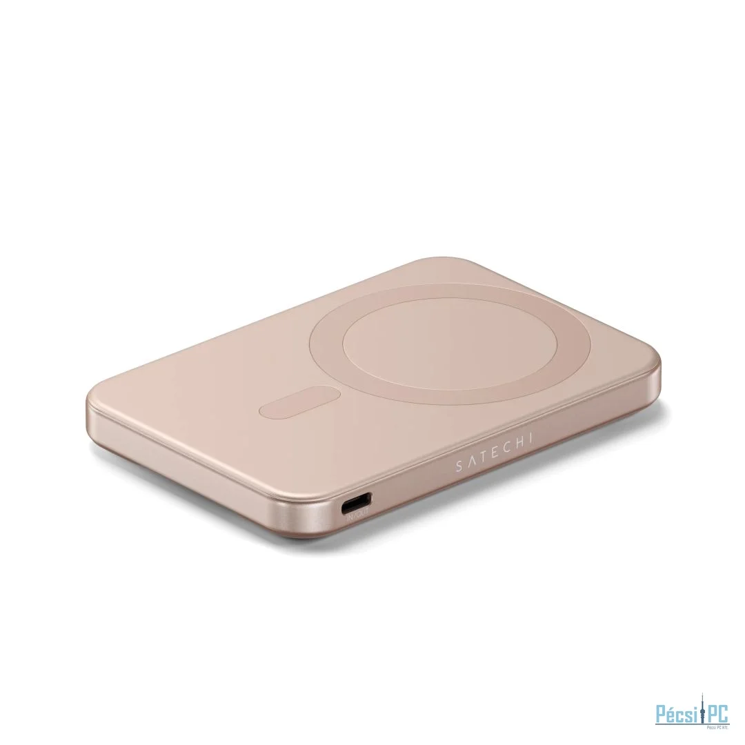 Satechi Qi2 5K Magnetic 5000mAh PowerBank with Stand Desert Rose
