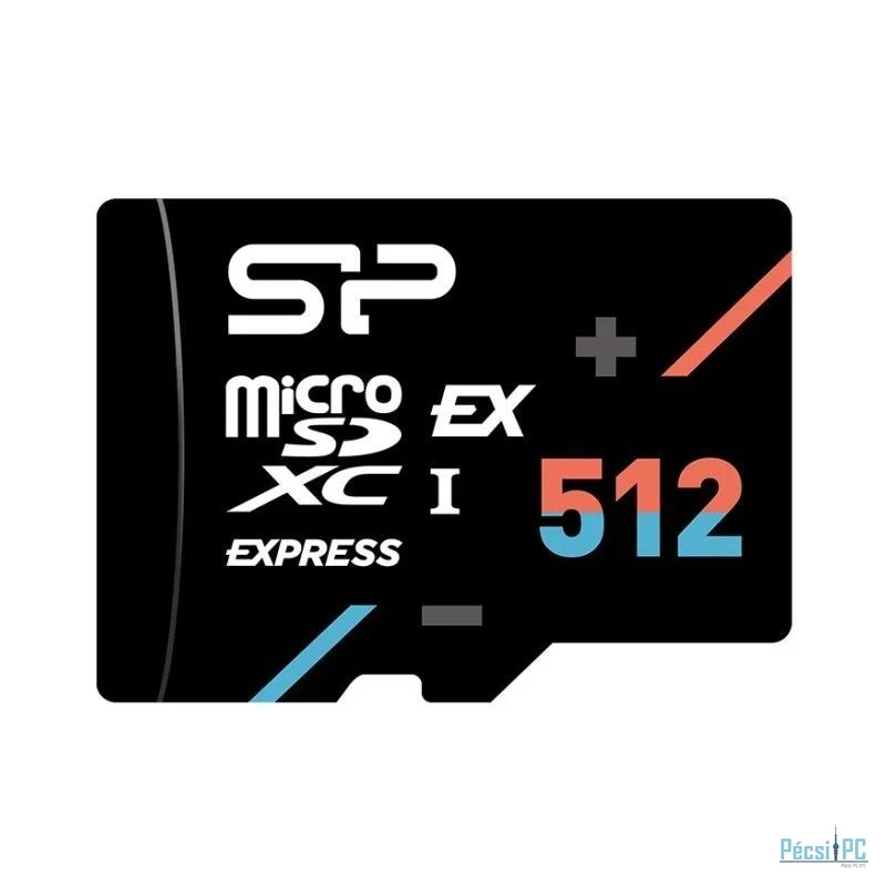 Silicon Power 512GB microSDXC Hypera Class 10 U3 V30 A1 adapter nélkül